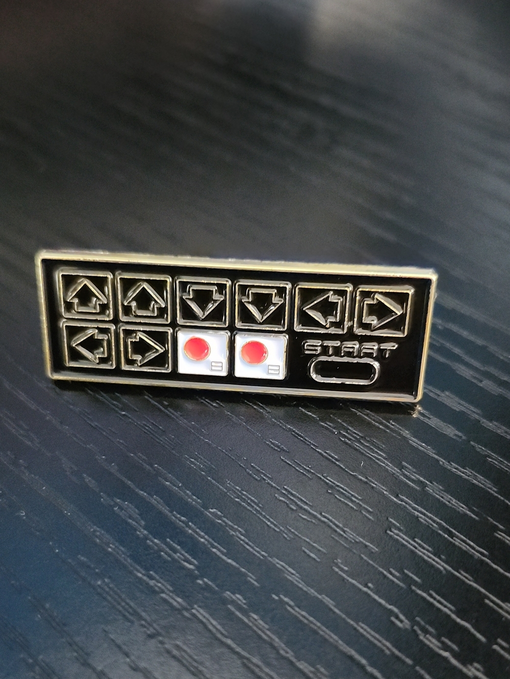 Nintendo Super Mario Bros "Cheat Code" Inspired Enamel Pin